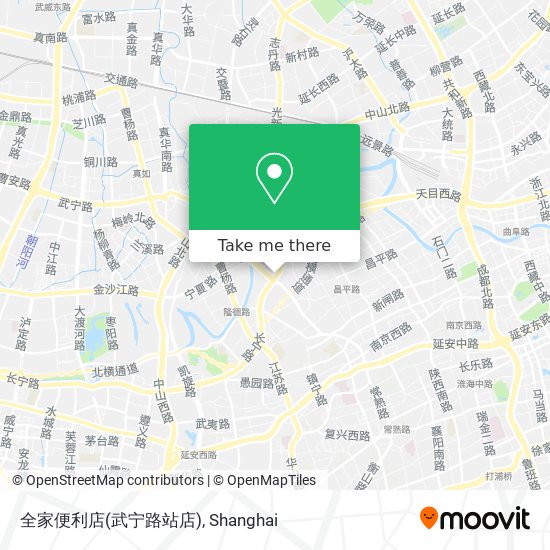 全家便利店(武宁路站店) map