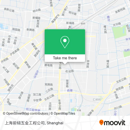 上海前锦五金工程公司 map