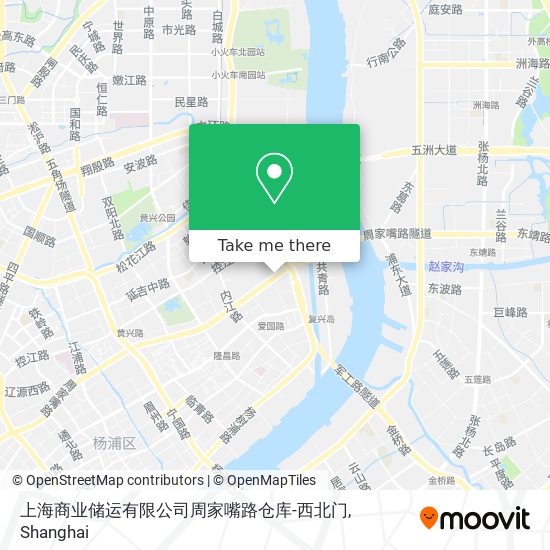 上海商业储运有限公司周家嘴路仓库-西北门 map