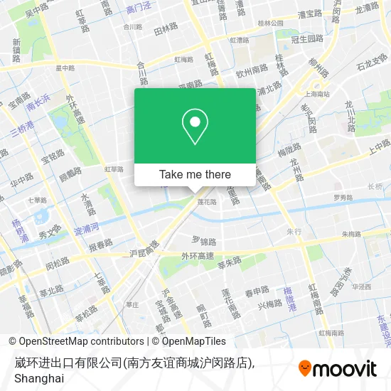 崴环进出口有限公司(南方友谊商城沪闵路店) map