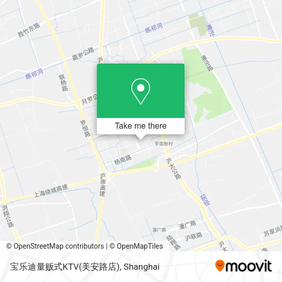 宝乐迪量贩式KTV(美安路店) map