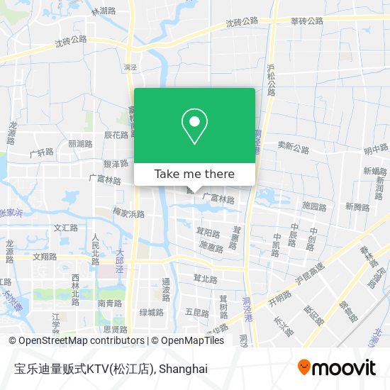 宝乐迪量贩式KTV(松江店) map