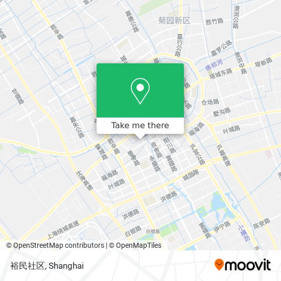裕民社区 map