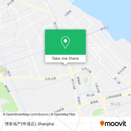 博客地产(申浦店) map