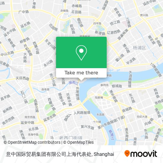 意中国际贸易集团有限公司上海代表处 map