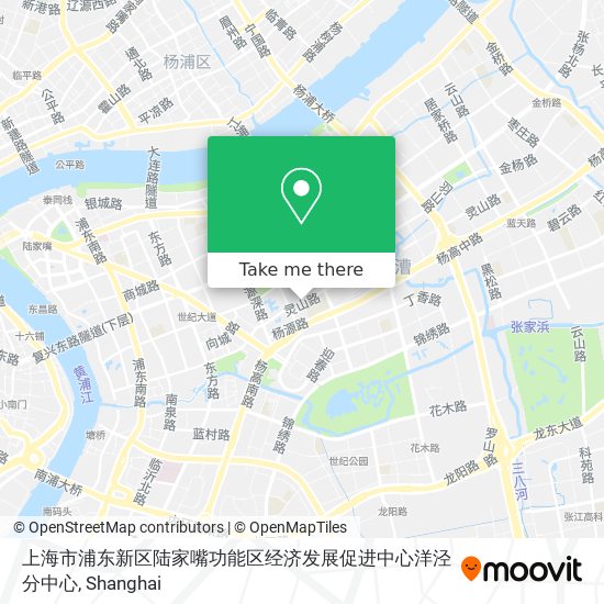 上海市浦东新区陆家嘴功能区经济发展促进中心洋泾分中心 map