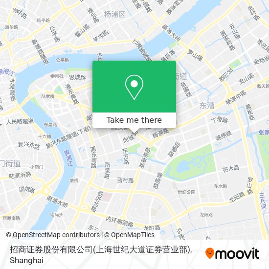 招商证券股份有限公司(上海世纪大道证券营业部) map