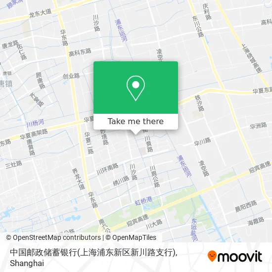 中国邮政储蓄银行(上海浦东新区新川路支行) map