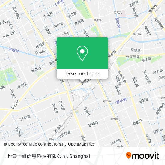 上海一铺信息科技有限公司 map