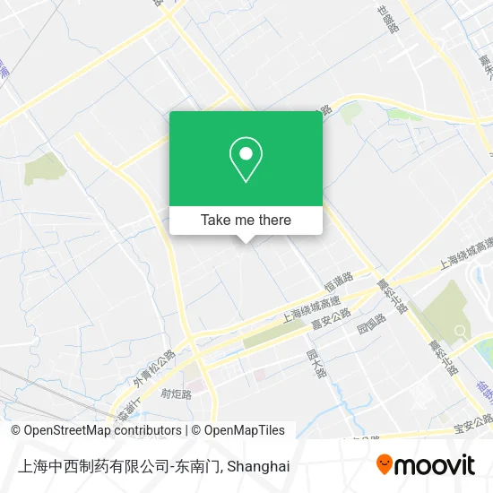 上海中西制药有限公司-东南门 map