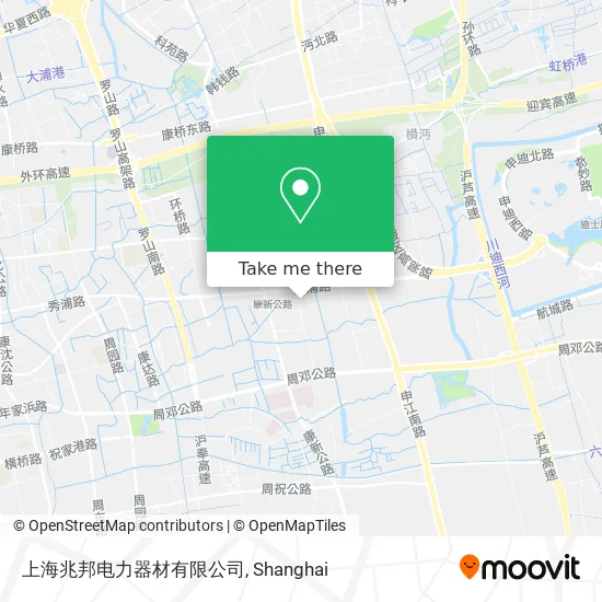 上海兆邦电力器材有限公司 map