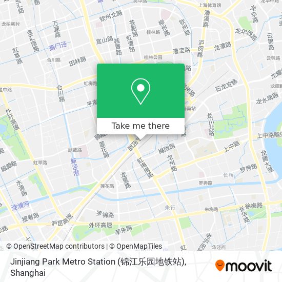Jinjiang Park Metro Station (锦江乐园地铁站) map