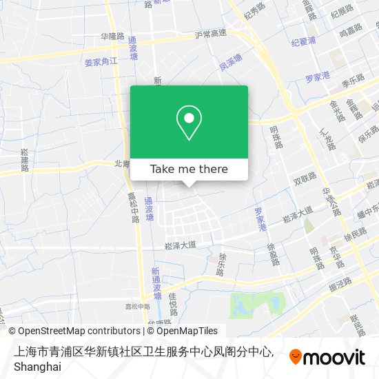 上海市青浦区华新镇社区卫生服务中心凤阁分中心 map