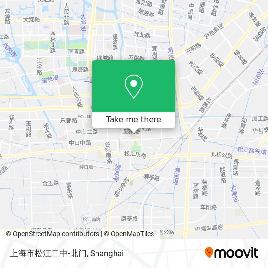 上海市松江二中-北门 map