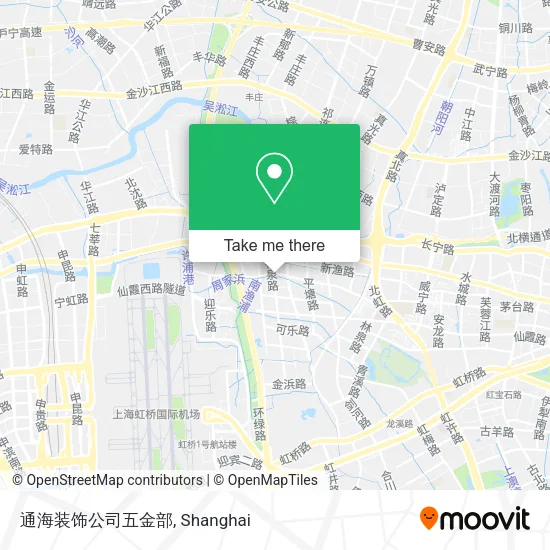 通海装饰公司五金部 map