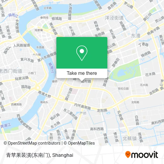 青苹果装潢(东南门) map