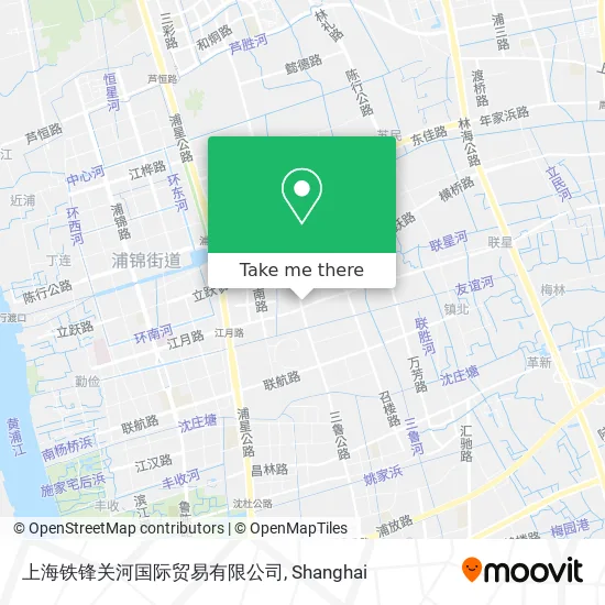 上海铁锋关河国际贸易有限公司 map