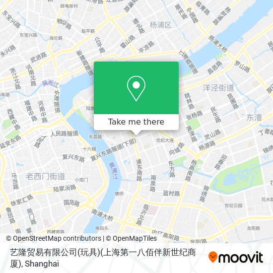 艺隆贸易有限公司(玩具)(上海第一八佰伴新世纪商厦) map