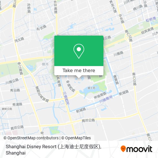 Shanghai Disney Resort (上海迪士尼度假区) map