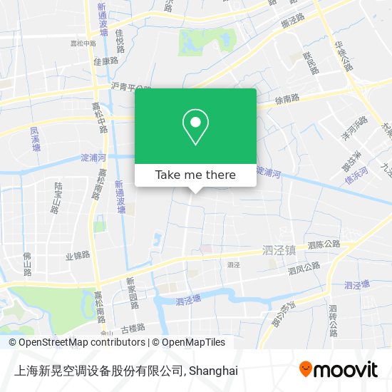 上海新晃空调设备股份有限公司 map