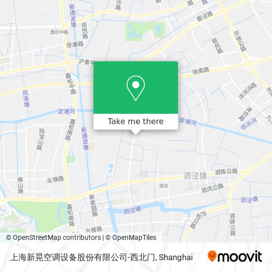 上海新晃空调设备股份有限公司-西北门 map