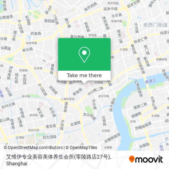 艾维伊专业美容美体养生会所(零陵路店27号) map