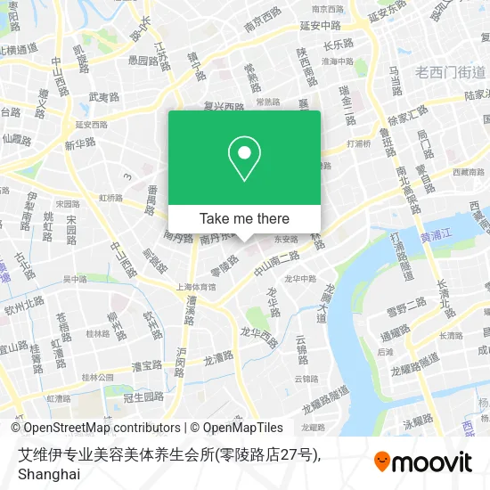 艾维伊专业美容美体养生会所(零陵路店27号) map