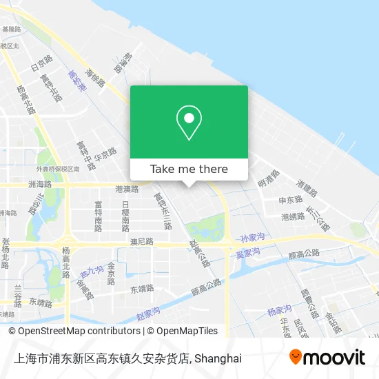 上海市浦东新区高东镇久安杂货店 map