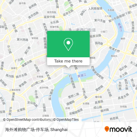 海外滩购物广场-停车场 map