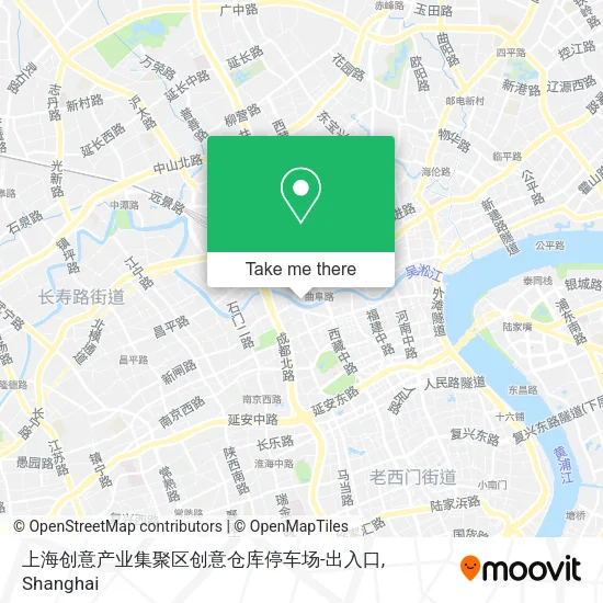 上海创意产业集聚区创意仓库停车场-出入口 map