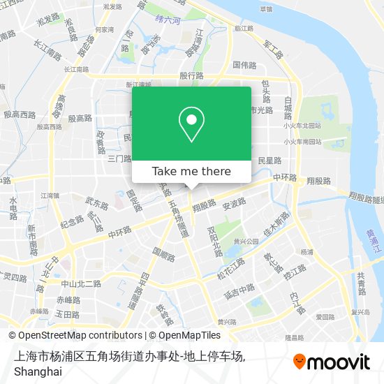 上海市杨浦区五角场街道办事处-地上停车场 map