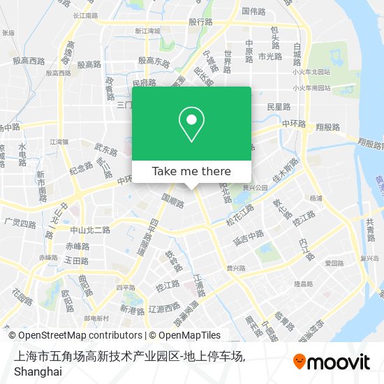 上海市五角场高新技术产业园区-地上停车场 map