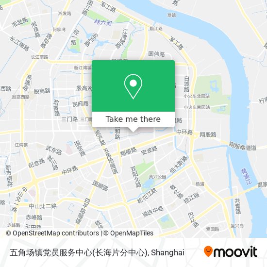 五角场镇党员服务中心(长海片分中心) map