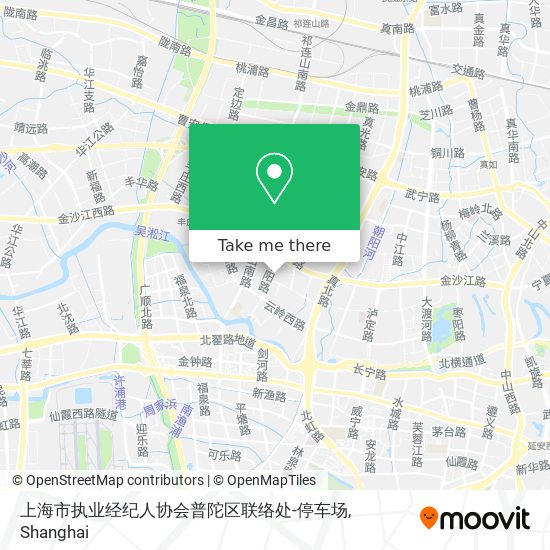 上海市执业经纪人协会普陀区联络处-停车场 map