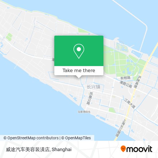 威途汽车美容装潢店 map