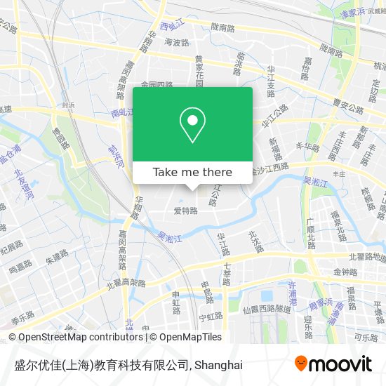 盛尔优佳(上海)教育科技有限公司 map