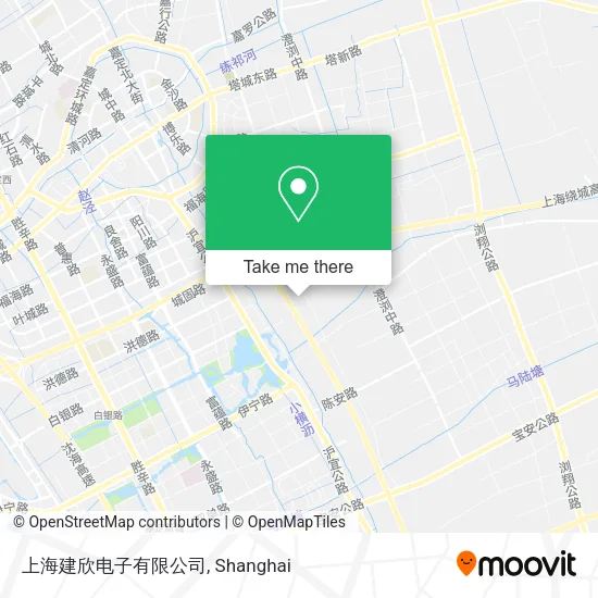 上海建欣电子有限公司 map