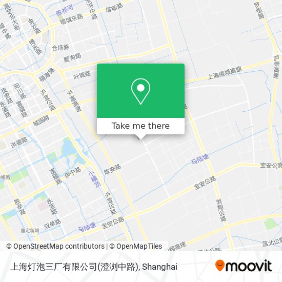 上海灯泡三厂有限公司(澄浏中路) map