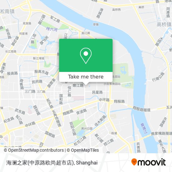 海澜之家(中原路欧尚超市店) map