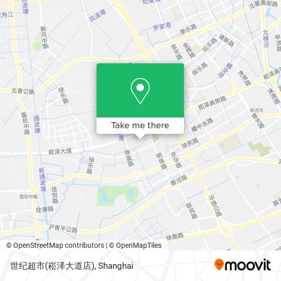 世纪超市(崧泽大道店) map