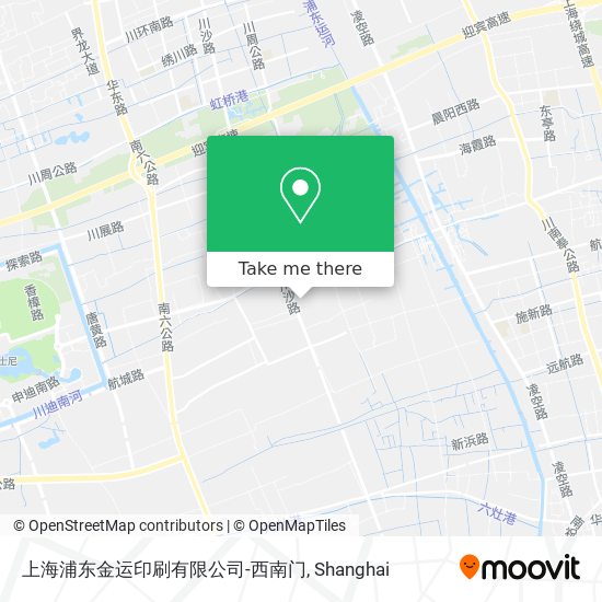 上海浦东金运印刷有限公司-西南门 map