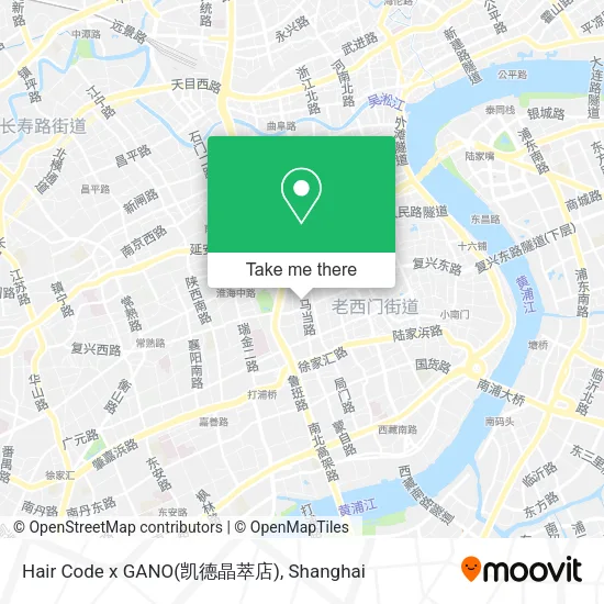 Hair Code x GANO(凯德晶萃店) map