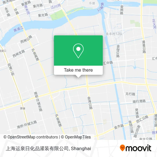上海运泉日化品灌装有限公司 map