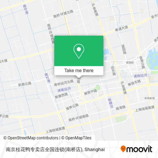 南京桂花鸭专卖店全国连锁(南桥店) map