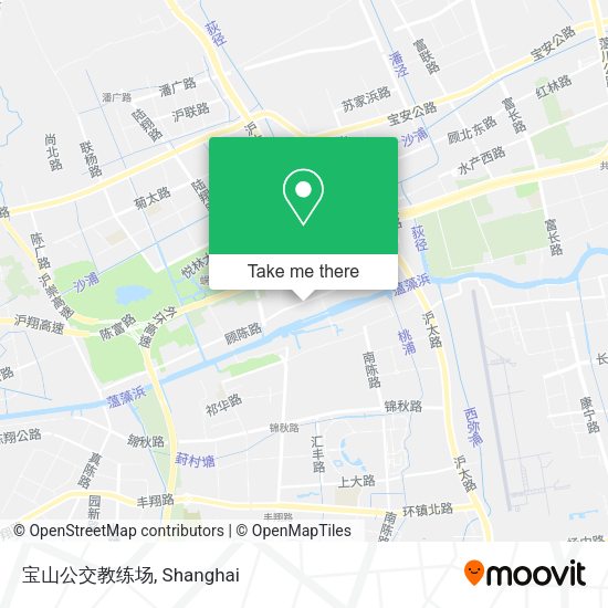 宝山公交教练场 map