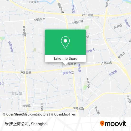 米猜上海公司 map