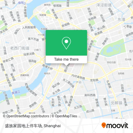 盛族家园地上停车场 map