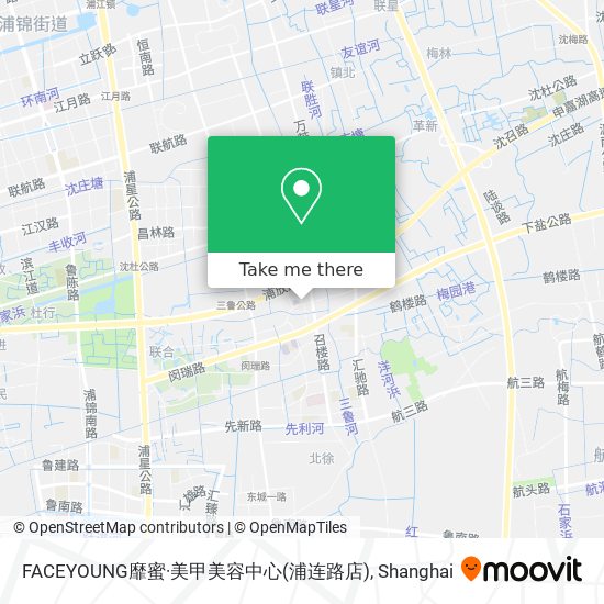 FACEYOUNG靡蜜·美甲美容中心(浦连路店) map