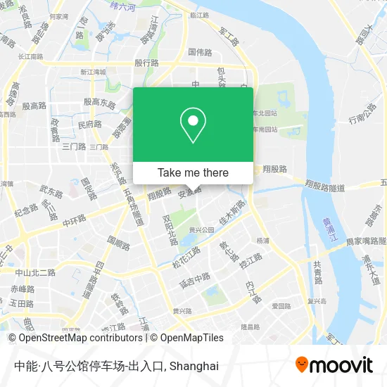 中能·八号公馆停车场-出入口 map
