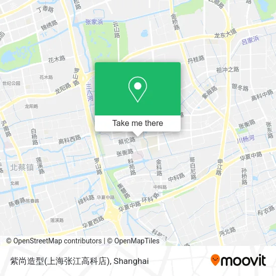 紫尚造型(上海张江高科店) map